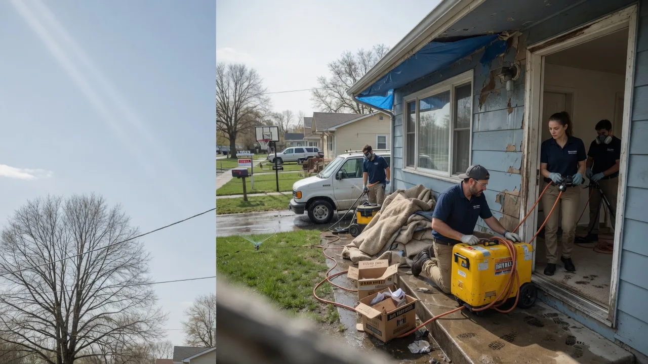 Basement Flood Cleanup in Bison, SD near me